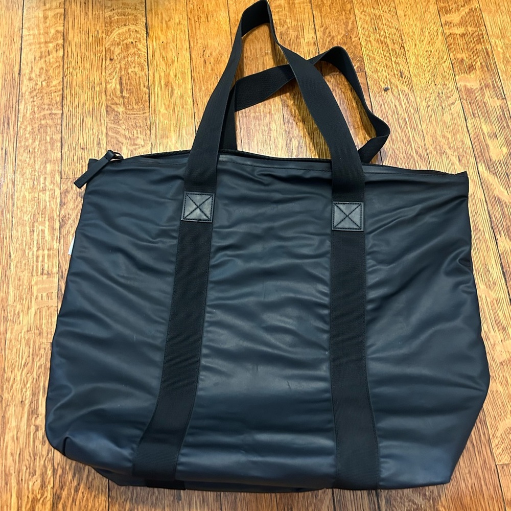 Rains Black Tote Bag